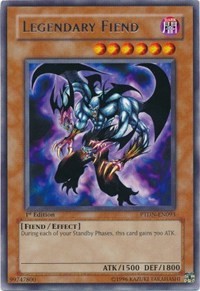 Legendary Fiend [PTDN-EN093] Rare | The Time Vault CA