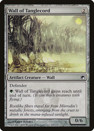Wall of Tanglecord [Scars of Mirrodin] | The Time Vault CA