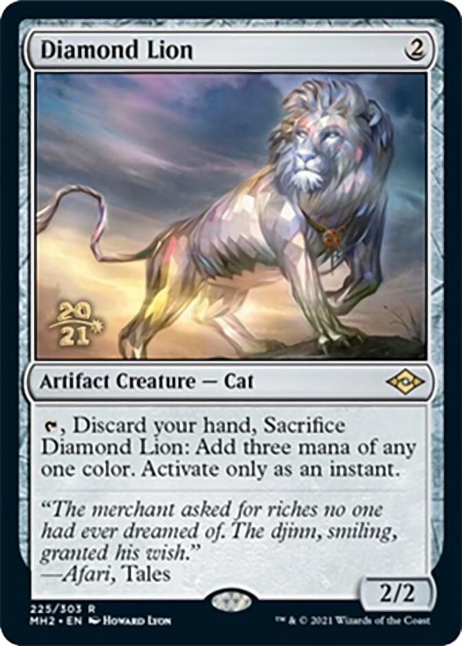 Diamond Lion [Modern Horizons 2 Prerelease Promos] | The Time Vault CA