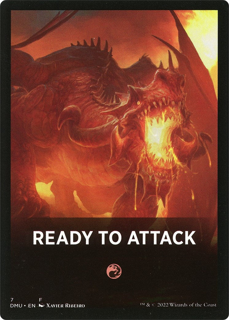 Ready to Attack Theme Card [Dominaria United Tokens] | The Time Vault CA