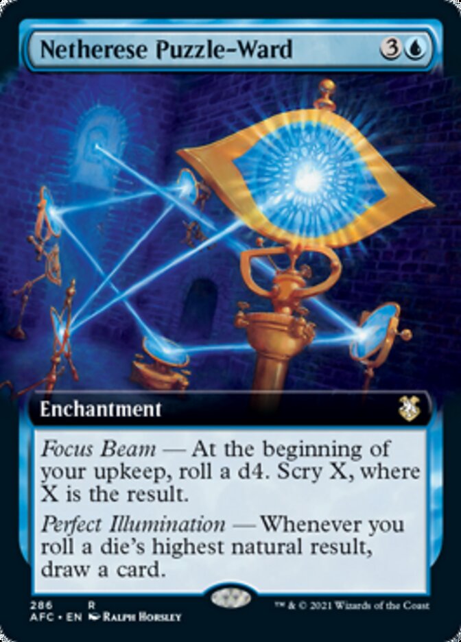 Netherese Puzzle-Ward (Extended) [Dungeons & Dragons: Adventures in the Forgotten Realms Commander] | The Time Vault CA