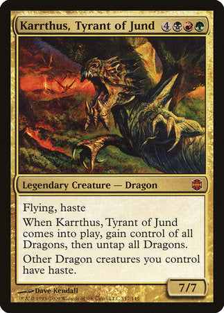 Karrthus, Tyrant of Jund [Alara Reborn] | The Time Vault CA