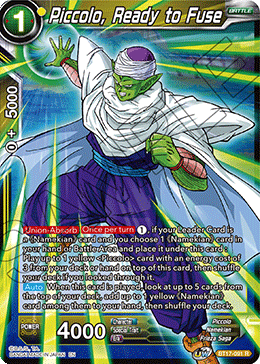 Piccolo, Ready to Fuse (BT17-091) [Ultimate Squad] | The Time Vault CA