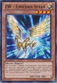 ZW - Unicorn Spear [SP14-EN004] Starfoil Rare | The Time Vault CA