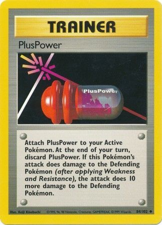 PlusPower (84/102) [Base Set Unlimited] | The Time Vault CA