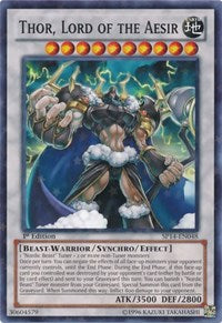 Thor, Lord of the Aesir [SP14-EN048] Starfoil Rare | The Time Vault CA