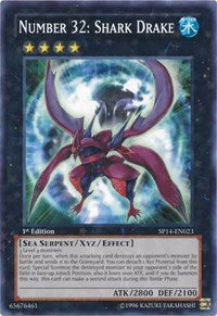 Number 32: Shark Drake [SP14-EN023] Starfoil Rare | The Time Vault CA