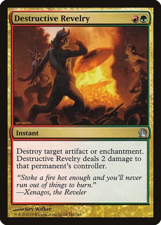 Destructive Revelry [Theros] | The Time Vault CA