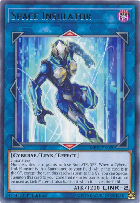 Space Insulator [MP19-EN020] Rare | The Time Vault CA