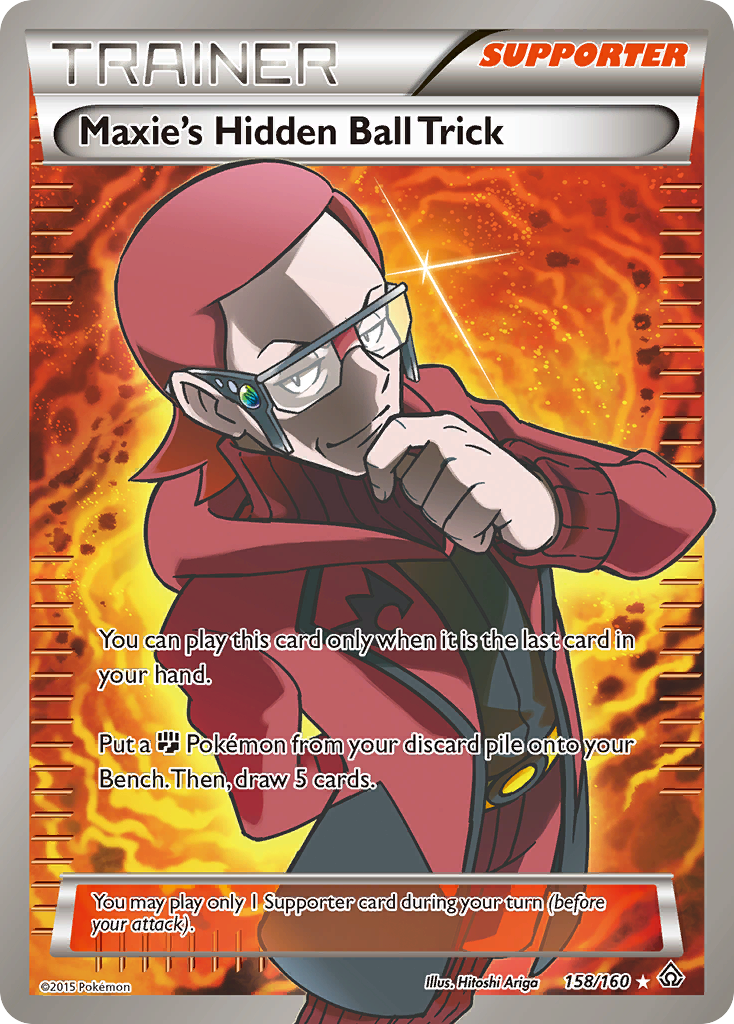 Maxie's Hidden Ball Trick (158/160) [XY: Primal Clash] | The Time Vault CA