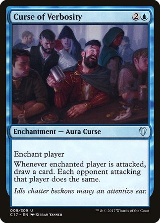 Curse of Verbosity [Commander 2017] | The Time Vault CA