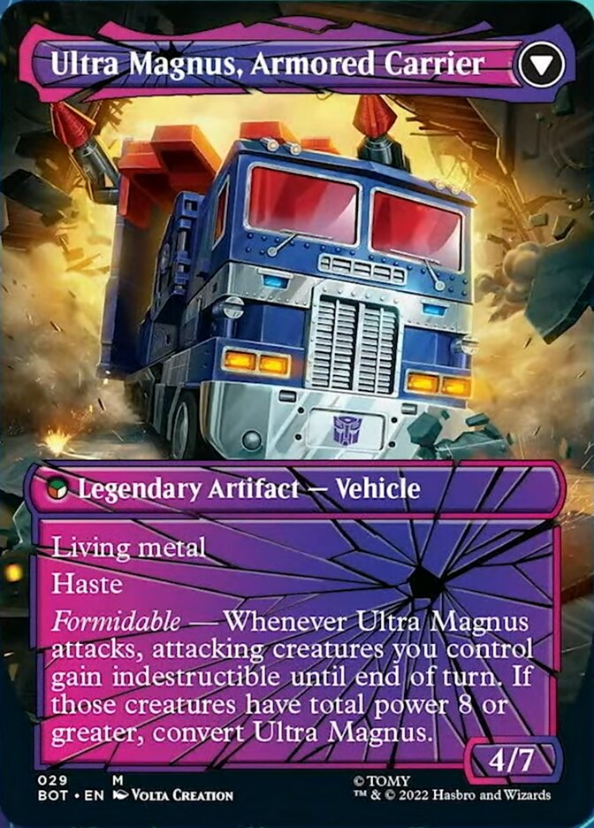 Ultra Magnus, Tactician // Ultra Magnus, Armored Carrier (Shattered Glass) [Universes Beyond: Transformers] | The Time Vault CA