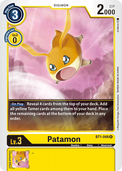 Patamon [BT1-048] [Release Special Booster Ver.1.0] | The Time Vault CA