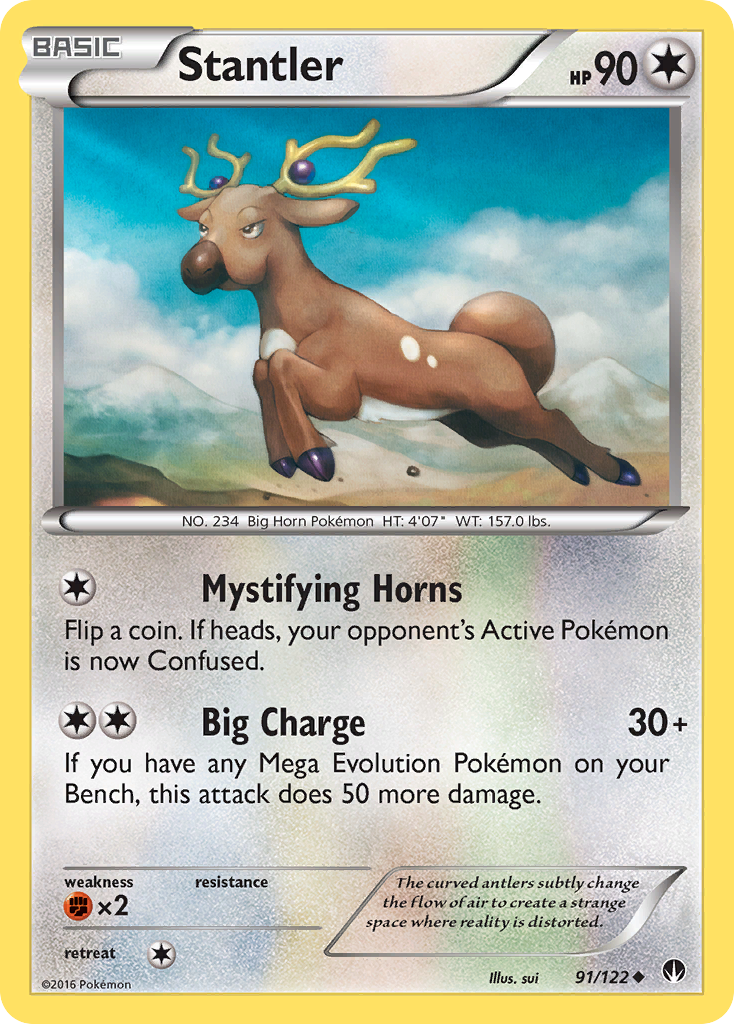 Stantler (91/122) [XY: BREAKpoint] | The Time Vault CA