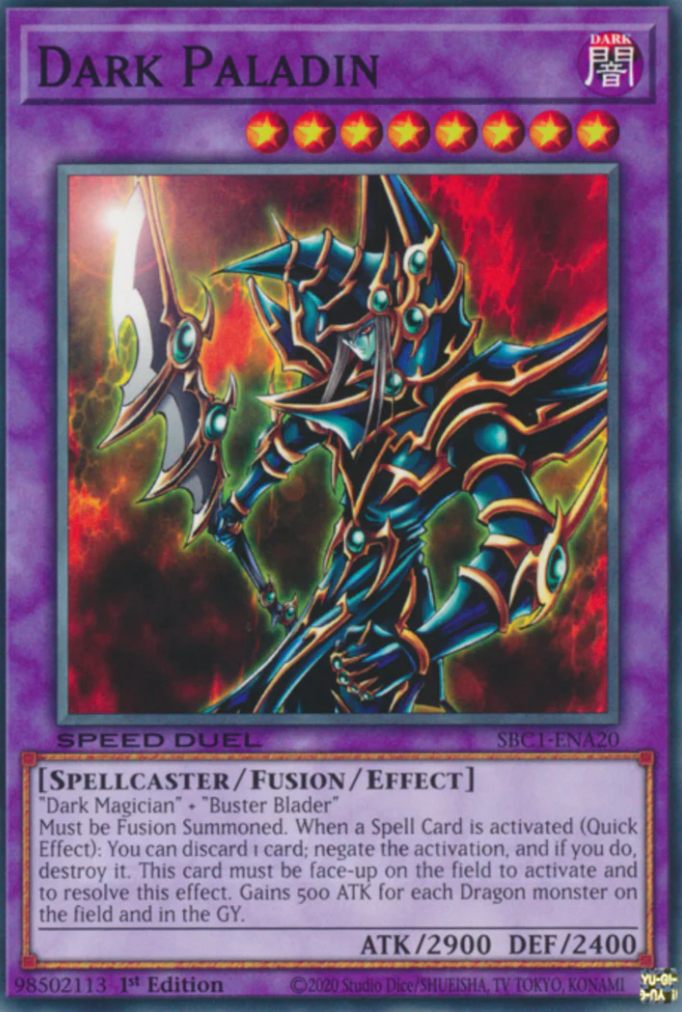 Dark Paladin [SBC1-ENA20] Common | The Time Vault CA