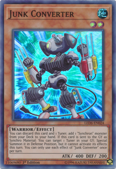 Junk Converter [LED6-EN024] Super Rare | The Time Vault CA