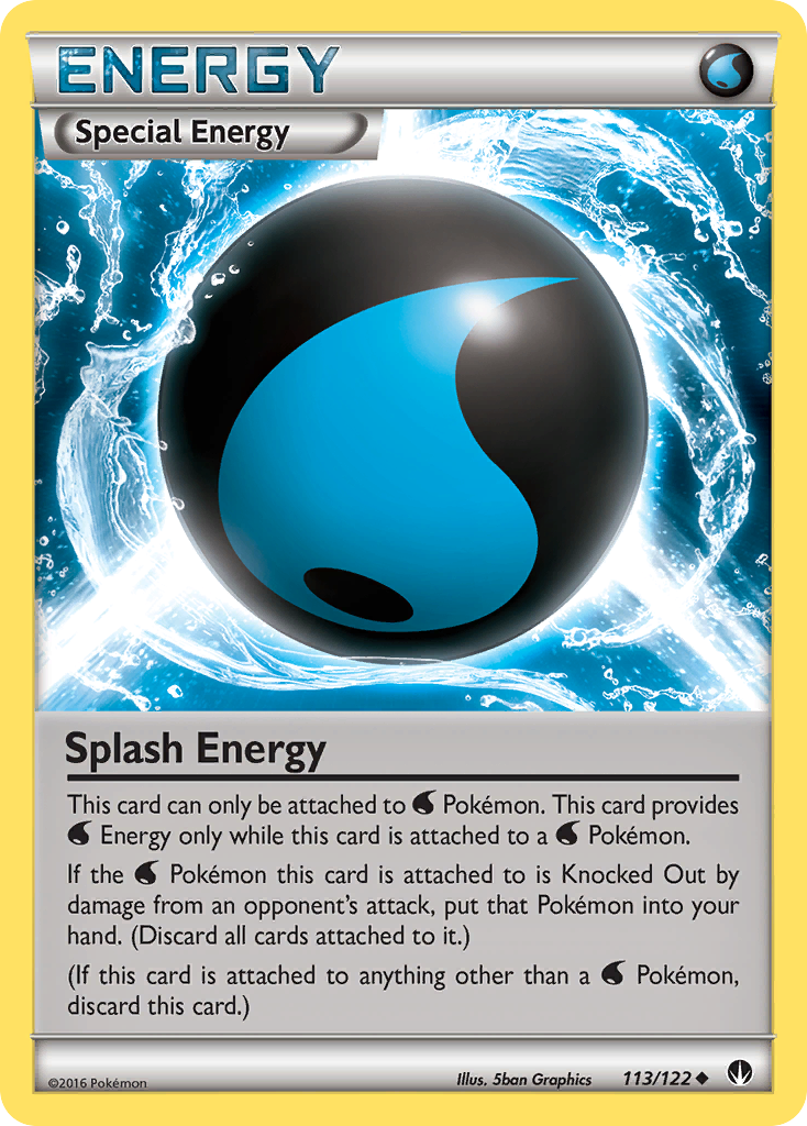 Splash Energy (113/122) [XY: BREAKpoint] | The Time Vault CA