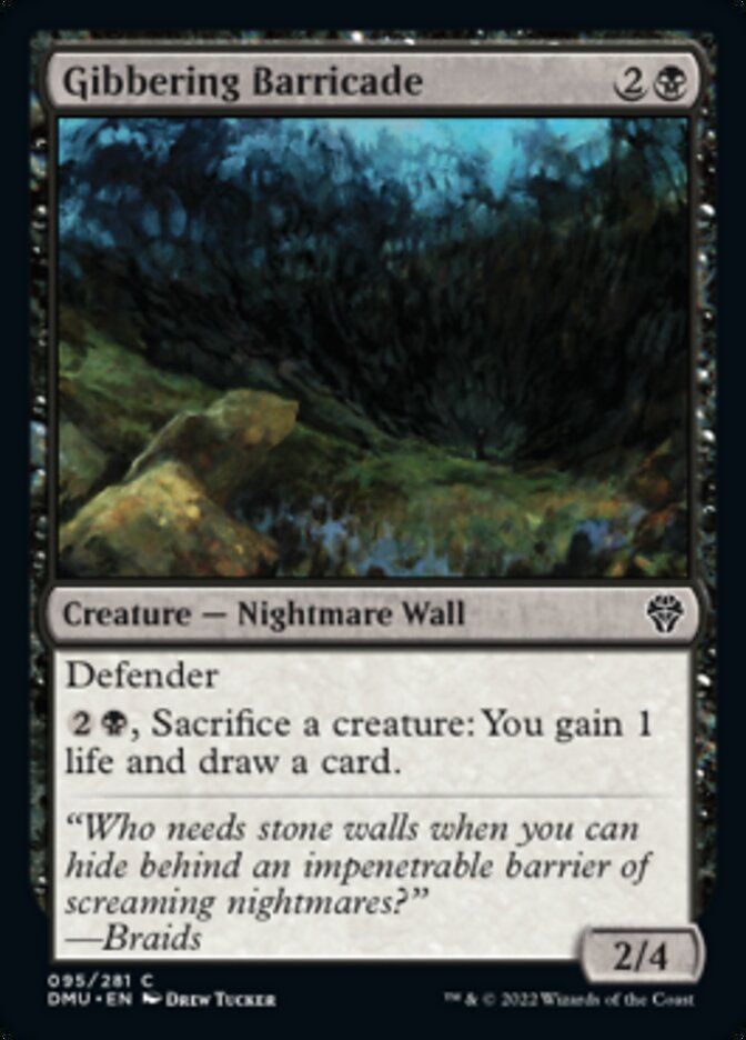 Gibbering Barricade [Dominaria United] | The Time Vault CA