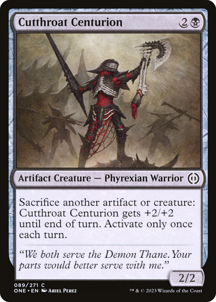 Cutthroat Centurion [Phyrexia: All Will Be One] | The Time Vault CA