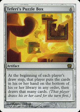 Teferi's Puzzle Box [Eighth Edition] | The Time Vault CA