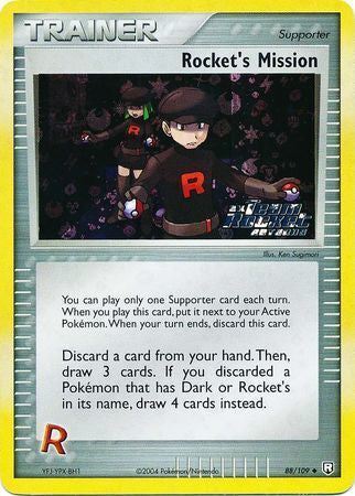 Rocket's Mission (88/109) (Stamped) [EX: Team Rocket Returns] | The Time Vault CA