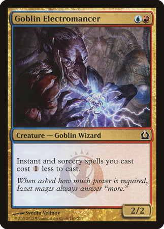 Goblin Electromancer [Return to Ravnica] | The Time Vault CA