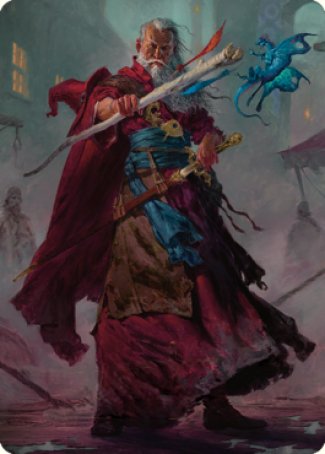 Elminster Art Card (64) [Commander Legends: Battle for Baldur's Gate Art Series] | The Time Vault CA