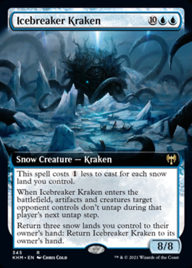 Icebreaker Kraken (Extended Art) [Kaldheim] | The Time Vault CA