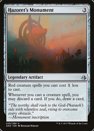 Hazoret's Monument [Amonkhet] | The Time Vault CA