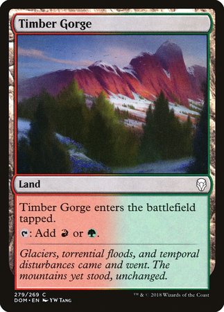 Timber Gorge [Dominaria] | The Time Vault CA