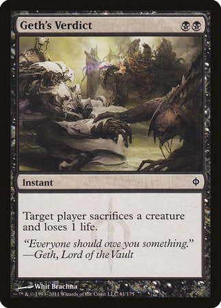 Geth's Verdict [New Phyrexia] | The Time Vault CA