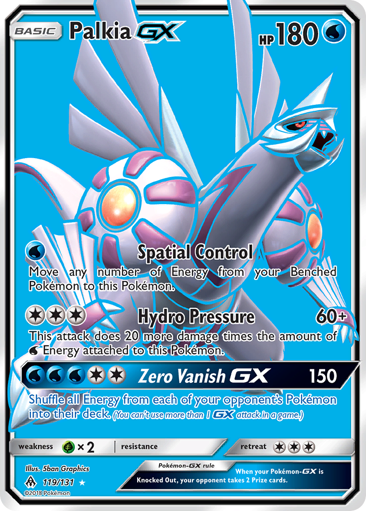 Palkia GX (119/131) [Sun & Moon: Forbidden Light] | The Time Vault CA