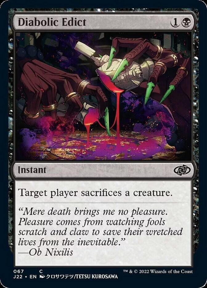 Diabolic Edict [Jumpstart 2022] | The Time Vault CA