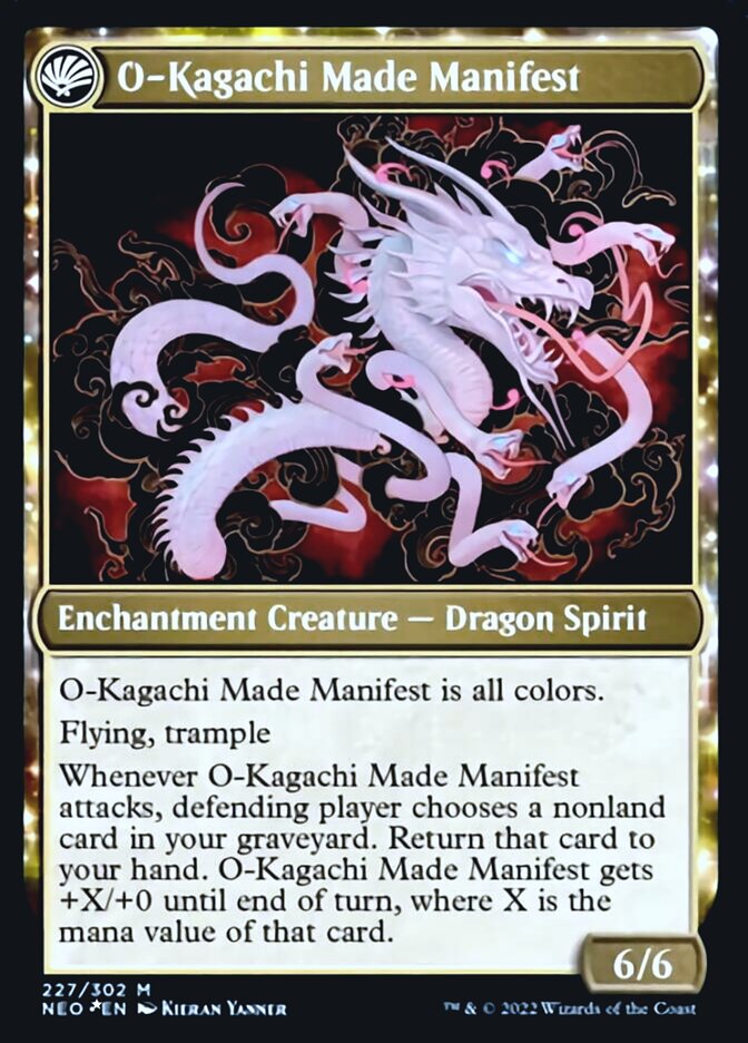 The Kami War // O-Kagachi Made Manifest [Kamigawa: Neon Dynasty Prerelease Promos] | The Time Vault CA