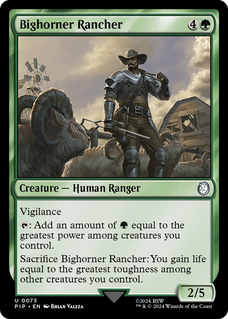 Bighorner Rancher [Fallout] | The Time Vault CA
