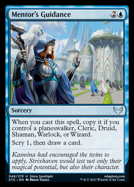 Mentor's Guidance [Strixhaven: School of Mages] | The Time Vault CA
