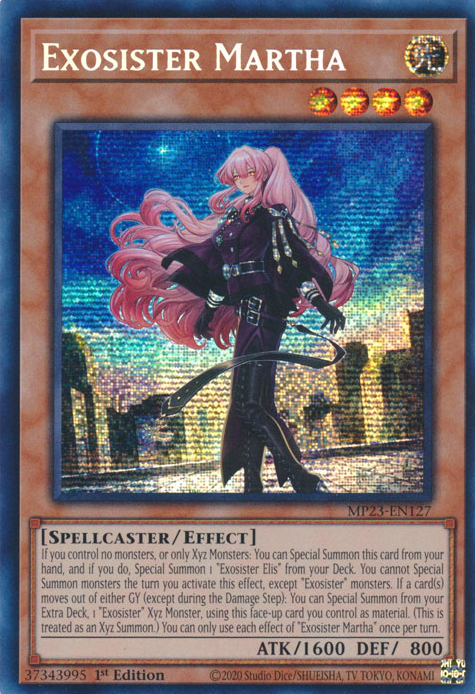 Exosister Martha [MP23-EN127] Prismatic Secret Rare | The Time Vault CA