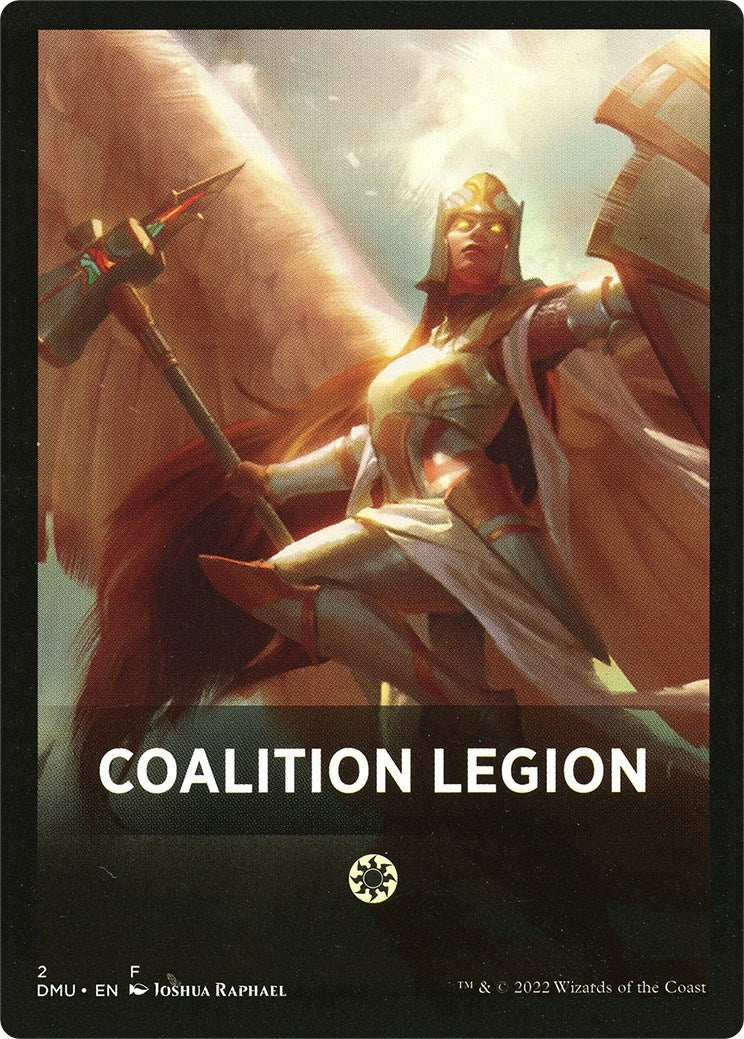 Coalition Legion Theme Card [Dominaria United Tokens] | The Time Vault CA