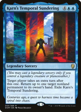 Karn's Temporal Sundering [Dominaria] | The Time Vault CA