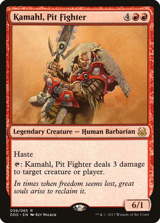 Kamahl, Pit Fighter [Duel Decks: Mind vs. Might] | The Time Vault CA