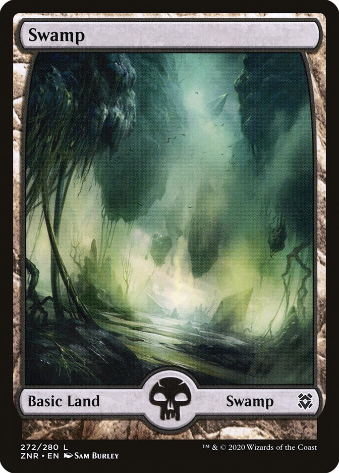Swamp (272) [Zendikar Rising] | The Time Vault CA