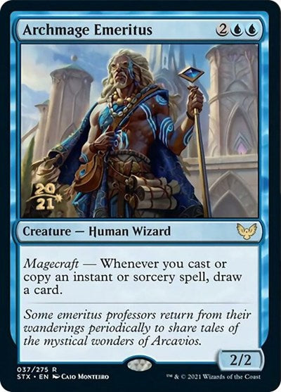 Archmage Emeritus [Strixhaven: School of Mages Prerelease Promos] | The Time Vault CA