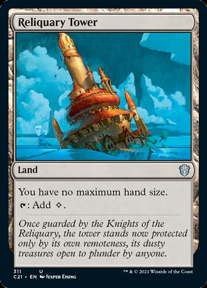 Reliquary Tower [Commander 2021] | The Time Vault CA