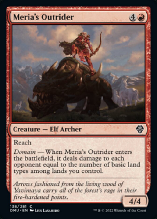 Meria's Outrider [Dominaria United] | The Time Vault CA