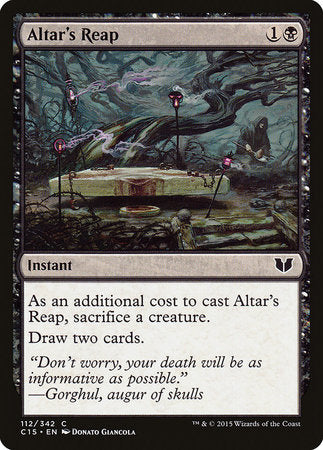 Altar's Reap [Commander 2015] | The Time Vault CA