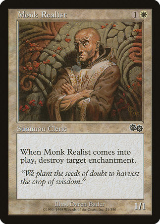 Monk Realist [Urza's Saga] | The Time Vault CA