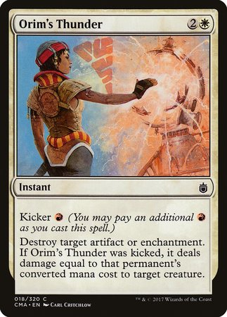 Orim's Thunder [Commander Anthology] | The Time Vault CA