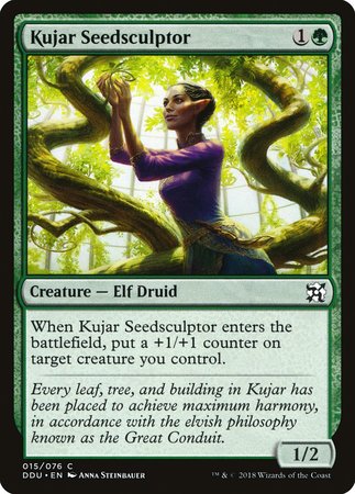 Kujar Seedsculptor [Duel Decks: Elves vs. Inventors] | The Time Vault CA