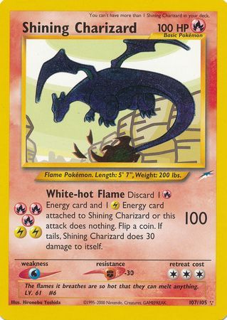 Shining Charizard (107/105) [Neo Destiny Unlimited] | The Time Vault CA