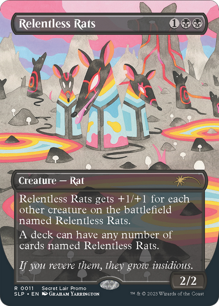 Relentless Rats (0011) [Secret Lair Showdown] | The Time Vault CA
